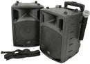 PAV8 portable PA set + 2 UHF mics, CD/DVD, USB/SD & Bluetooth