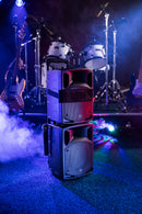 PAV8 portable PA set + 2 UHF mics, CD/DVD, USB/SD & Bluetooth