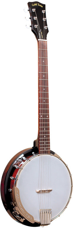 Gold Tone Cripple Creek Banjitar, 6-string guitar neck with banjo body