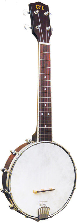 Gold Tone 4-string open back concert banjo-ukulele with pickup and bag