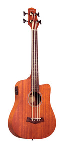 Gold Tone 23" fretless acoustic-electric micro bass with mahogany top and bag included