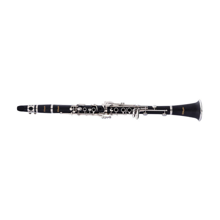 Stagg Bb clarinet, Boehm system, ABS body and nickel-plated keys and rings