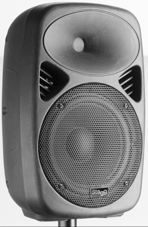 Stagg 8” 2-way active speaker, analog, class A/B, Bluetooth wireless technology, 100 watts peak power