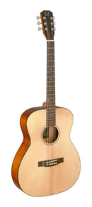JN Guitars Natural-coloured (high gloss) acoustic auditorium guitar with solid spruce top, Bessie series