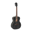 JN Guitars Acoustic auditorium guitar with solid mahogany top, Yakisugi series