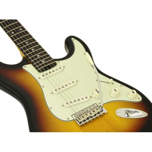 Aria Electric Guitar - STG 62 - 3 Tone Sunburst