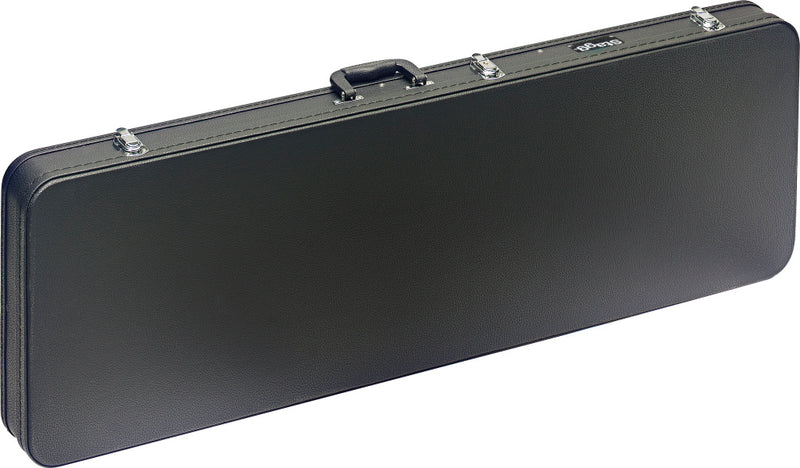 Stagg Basic series hardshell case for electric guitar, square-shaped model