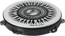 Remo Artbeat 10" pre-tuned tambourine with Skyndeep drumhead, antique black, new sun