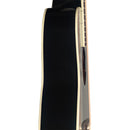 JN Guitars Black acoustic auditorium guitar with solid spruce top, Bessie series