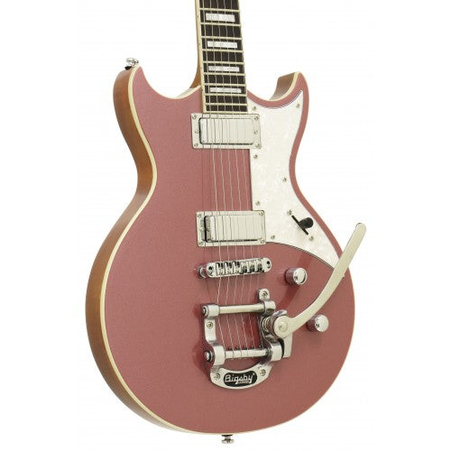 Aria Electric Guitar - 212 MK2 Bowery - Cadillac Pink