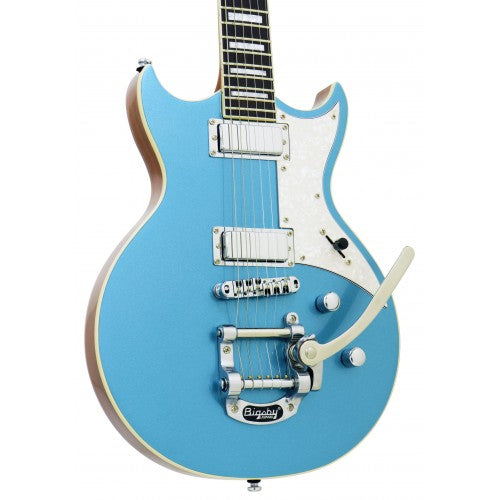 Aria Electric Guitar - 212 MK2 Bowery - Phantom Blue