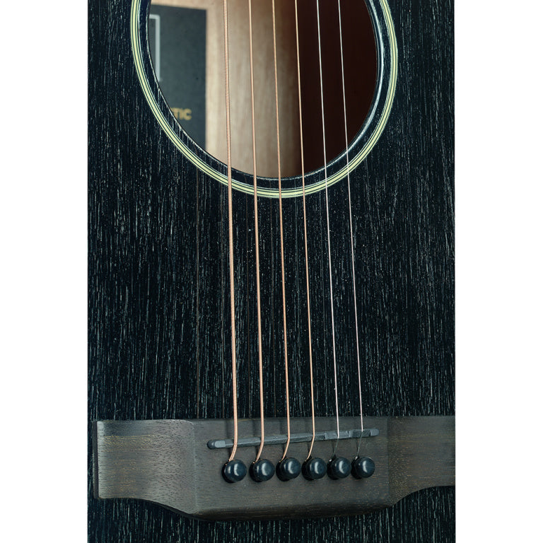 JN Guitars Acoustic auditorium guitar with solid mahogany top, Yakisugi series