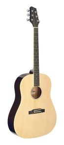 Stagg Slope Shoulder dreadnought guitar, natural colour