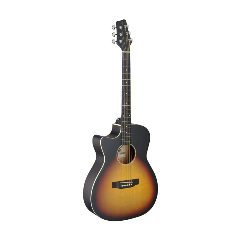 Stagg Cutaway acoustic-electric auditorium guitar, sunburst, lefthanded model
