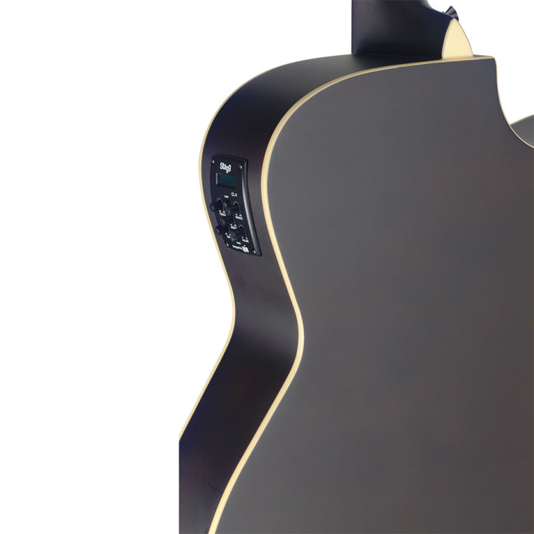 Stagg Cutaway acoustic-electric auditorium guitar, sunburst, lefthanded model