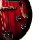 Stagg Redburst acoustic-electric bluegrass mandolin with nato top