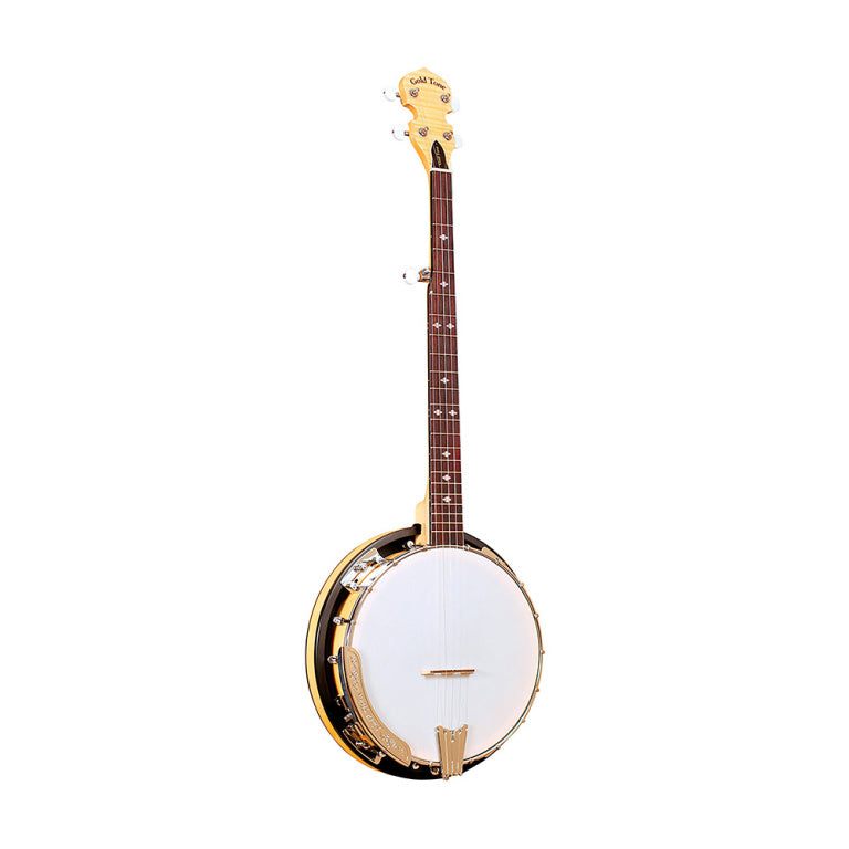 Gold Tone 5-string Cripple Creek resonator banjo with wide fingerboard