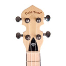 Gold Tone Little Gem see-through concert banjo-ukulele, with bag - diamond