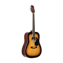 Stagg Sunburst dreadnought acoustic guitar with basswood top