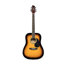 Stagg Sunburst dreadnought acoustic guitar with basswood top