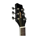 Stagg Black dreadnought acoustic guitar with basswood top