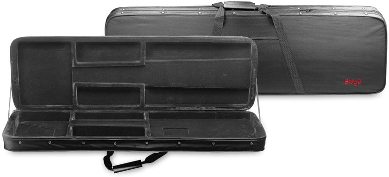 Stagg Basic series soft case for electric bass guitar, square-shaped model