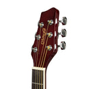 Stagg 3/4 natural dreadnought acoustic guitar with basswood top, left-handed model