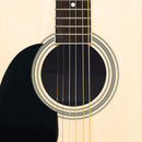 Stagg Natural dreadnought acoustic guitar with basswood top, left-handed model