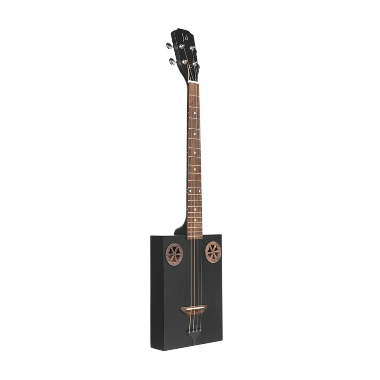 JN Guitars Acoustic Cigar Box Guitar with 4 strings, sapele top, Cask series