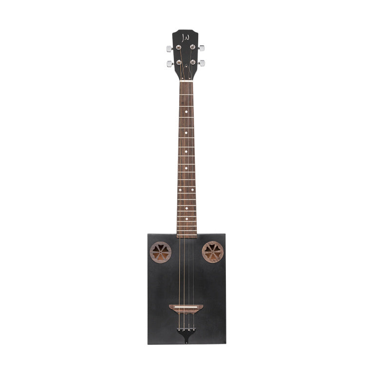 JN Guitars Acoustic Cigar Box Guitar with 4 strings, sapele top, Cask series