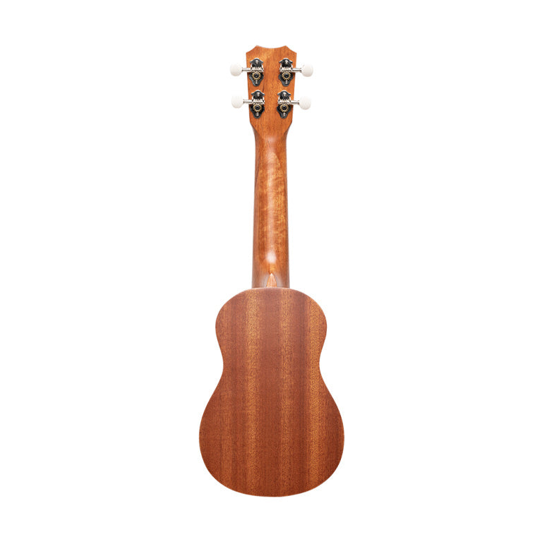 Islander Traditional soprano ukulele with mahogany top and Hawaiian islands engraving