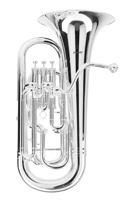 Stagg Bb euphonium, compensating system, with soft case - Silver Plated