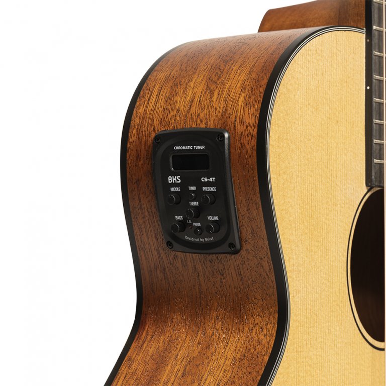 JN Guitars - Electric-Acoustic Guitar with Spruce Top, Glencairn Series