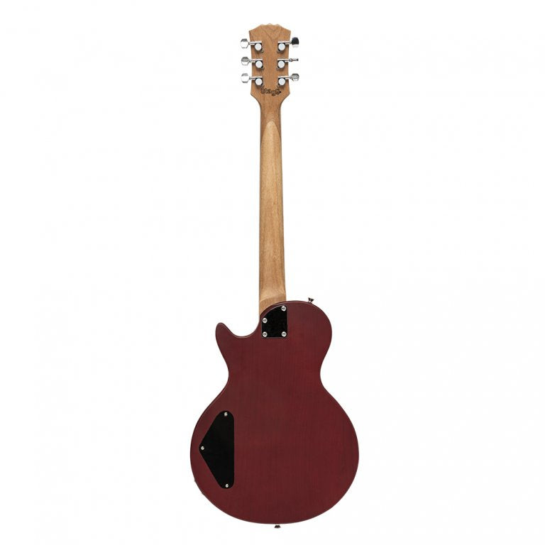 Stagg - Standard Series, electric guitar with solid Mahogany body flat top - Cherry