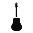 Stagg 1/2 black dreadnought acoustic guitar with basswood top