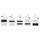 Stagg Metal series, Electric guitar with solid mahogany body