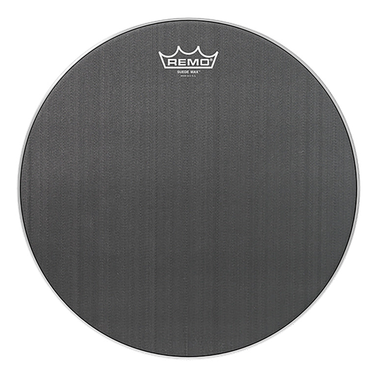 Remo 14" Suede Max marching snare drumhead, black
