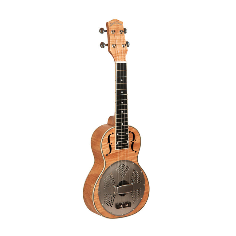 Gold Tone ResoMaple concert-scale curly maple resonator ukulele with gig bag