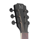 JN Guitars Acoustic auditorium guitar with solid mahogany top, Yakisugi series