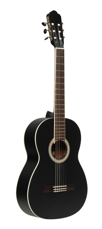 Stagg SCL70 classical guitar with spruce top, black