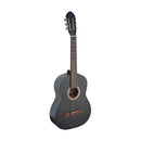 Stagg 4/4 black classical guitar with linden top