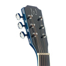 JN Guitars Transparent blueburst acoustic auditorium guitar with solid spruce top, Bessie series