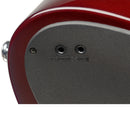 JN Guitars Electric solid body folk guitar with cutaway - natural-coloured