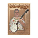Gold Tone A-scale Clawhammer 5-string Cripple Creek banjo pack with bag, instructional DVD and strap