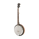Stagg 5-string Bluegrass Banjo Deluxe with metal pot, left-handed model - high gloss finish