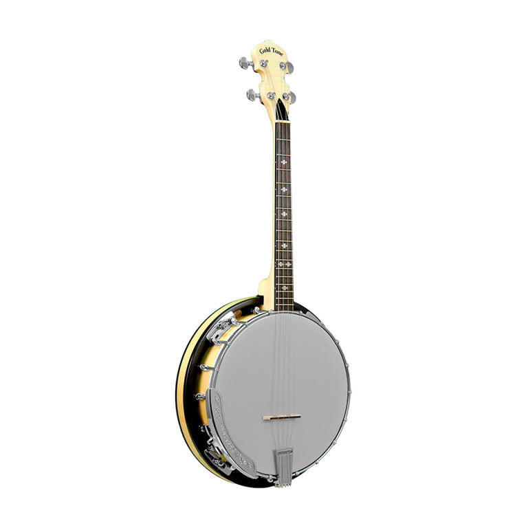 Gold Tone 4-string Cripple Creek Irish tenor banjo with resonator and gigbag