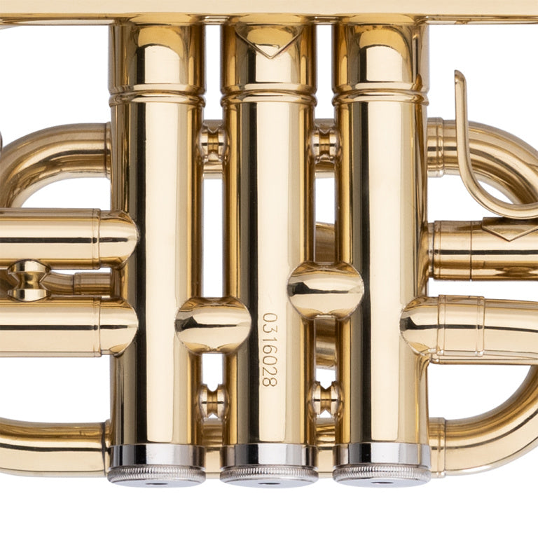Stagg Bb-Cornet, ML-bore, Brass body material - clear lacquered