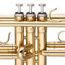 Stagg Bb Trumpet, ML-bore, Brass body material - clear lacquered