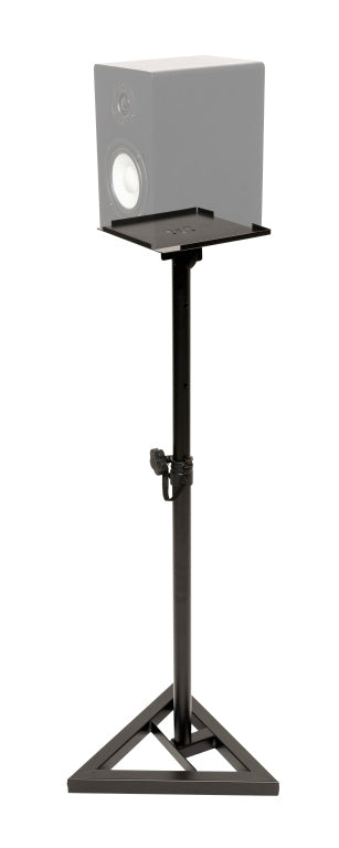 Stagg Two steel studio monitor stands, height-adjustable, with tiltable plate