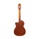 Stagg SCL70 classical guitar with spruce top and preamp, natural colour